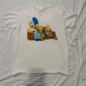 Simpsons Family White T-Shirt